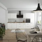 DYK360 Küche Esbjerg H12, Breite 360cm, vormontiert, nobilia elements Eiche Sierra Ausrichtung Rechts ohne E-Geräte 0