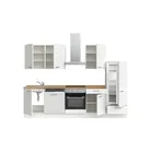 DYK360 Küche Esbjerg L10, Breite 300cm, vormontiert, nobilia elements Eiche Sierra  Ausrichtung Rechts ohne E-Geräte 3