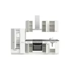 DYK360 Küche Esbjerg L7, Breite 300cm, vormontiert, nobilia elements Beton Schiefergrau Ausrichtung Links ohne E-Geräte 3