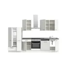 DYK360 Küche Esbjerg L11, Breite 330cm, vormontiert, nobilia elements Beton Schiefergrau Ausrichtung Links ohne E-Geräte 3