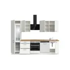 DYK360 Küche Esbjerg H10, Breite 300cm, vormontiert, nobilia elements Eiche Sierra Ausrichtung Links ohne E-Geräte 3
