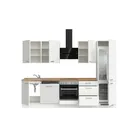 DYK360 Küche Esbjerg H10, Breite 300cm, vormontiert, nobilia elements Eiche Sierra  Ausrichtung Rechts mit E-Geräten 3
