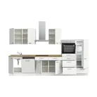 DYK360 Küche Esbjerg L12, Breite 360cm, vormontiert, nobilia elements Eiche Sierra Ausrichtung Rechts ohne E-Geräte 3