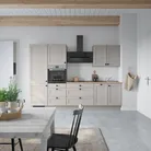 DYK360 Küche Oslo H4, Breite 300cm (180cm + 60cm + 60cm),  vormontiert, nobilia mit E-Geräten 0