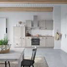 DYK360 Küche Oslo L7, Breite 300cm (210cm + 60cm + 30cm), vormontiert, nobilia ohne E-Geräte 0