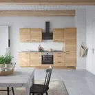 DYK360 Küche Oslo H10, Breite 300cm (240cm + 60cm), vormontiert, nobilia ohne E-Geräte 0