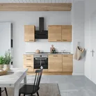 DYK360 Küche Oslo H5, Breite 210cm, vormontiert, nobilia mit E-Geräten 0