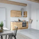 DYK360 Küche Oslo L5, Breite 210cm, vormontiert, nobilia ohne E-Geräte 1