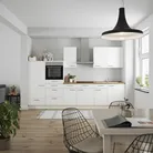 DYK360 Küche Esbjerg L8, Breite 330cm, vormontiert, nobilia elements Eiche Sierra Ausrichtung Links ohne E-Geräte 0