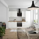 DYK360 Küche Esbjerg H6, Breite 270cm, vormontiert, nobilia elements Eiche Sierra Ausrichtung Rechts ohne E-Geräte 0