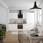DYK360 Küche Esbjerg H7, Breite 300cm, vormontiert, nobilia elements Eiche Sierra Ausrichtung Rechts ohne E-Geräte 0