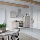 DYK360 Küche Oslo L3, Breite 270cm (180cm + 60cm + 30cm), vormontiert, nobilia mit E-Geräten 1