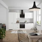 DYK360 Küche Esbjerg H7, Breite 300cm, vormontiert, nobilia elements Beton Schiefergrau Ausrichtung Links ohne E-Geräte 0