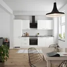 DYK360 Küche Esbjerg H10, Breite 300cm, vormontiert, nobilia elements Beton Schiefergrau Ausrichtung Links ohne E-Geräte 0