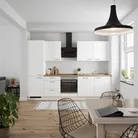 DYK360 Küche Esbjerg H10, Breite 300cm, vormontiert, nobilia elements Eiche Sierra Ausrichtung Links ohne E-Geräte 0