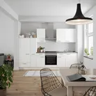 DYK360 Küche Esbjerg L7, Breite 300cm, vormontiert, nobilia elements Beton Schiefergrau Ausrichtung Links ohne E-Geräte 0