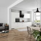 DYK360 Küche Esbjerg H8, Breite 330cm, vormontiert, nobilia elements Beton Schiefergrau Ausrichtung Links ohne E-Geräte 1