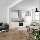 DYK360 Küche Esbjerg L11, Breite 330cm, vormontiert, nobilia elements Eiche Sierra Ausrichtung Rechts ohne E-Geräte 1