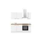 DYK360 Küche Esbjerg L5, Breite 210cm, vormontiert, nobilia elements Eiche Sierra Ausrichtung Rechts mit E-Geräten 2