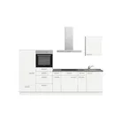 DYK360 Küche Esbjerg L4, Breite 300cm, vormontiert, nobilia elements Beton Schiefergrau Ausrichtung Links ohne E-Geräte 2