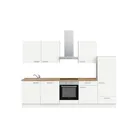 DYK360 Küche Esbjerg L10, Breite 300cm, vormontiert, nobilia elements Eiche Sierra  Ausrichtung Rechts ohne E-Geräte 2