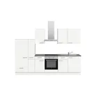 DYK360 Küche Esbjerg L7, Breite 300cm, vormontiert, nobilia elements Beton Schiefergrau Ausrichtung Links ohne E-Geräte 2