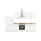 DYK360 Küche Esbjerg L11, Breite 330cm, vormontiert, nobilia elements Eiche Sierra Ausrichtung Links ohne E-Geräte 2
