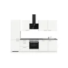 DYK360 Küche Esbjerg H10, Breite 300cm, vormontiert, nobilia elements Beton Schiefergrau Ausrichtung Links ohne E-Geräte 2