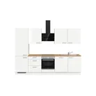 DYK360 Küche Esbjerg H10, Breite 300cm, vormontiert, nobilia elements Eiche Sierra Ausrichtung Links ohne E-Geräte 2