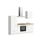 DYK360 Küche Esbjerg L2, Breite 240cm, vormontiert, nobilia elements Eiche Sierra Ausrichtung Links ohne E-Geräte 4