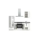 DYK360 Küche Esbjerg L2, Breite 240cm, vormontiert, nobilia elements Beton Schiefergrau Ausrichtung Links ohne E-Geräte 3
