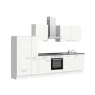DYK360 Küche Esbjerg L11, Breite 330cm, vormontiert, nobilia elements Beton Schiefergrau Ausrichtung Links mit E-Geräten 4