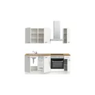 DYK360 Küche Esbjerg L5, Breite 210cm, vormontiert, nobilia elements Eiche Sierra Ausrichtung Rechts mit E-Geräten 3
