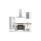 DYK360 Küche Esbjerg L2, Breite 240cm, vormontiert, nobilia elements Eiche Sierra Ausrichtung Links ohne E-Geräte 3