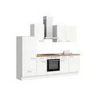 DYK360 Küche Esbjerg L6, Breite 270cm, vormontiert, nobilia elements Eiche Sierra Ausrichtung Links ohne E-Geräte 4