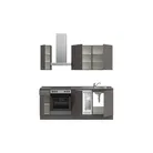 DYK360 Küche Oslo L5, Breite 210cm, vormontiert, nobilia ohne E-Geräte 3