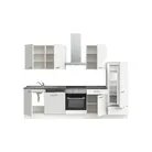 DYK360 Küche Esbjerg L10, Breite 300cm, vormontiert, nobilia elements Beton Schiefergrau Ausrichtung Rechts mit E-Geräten 3