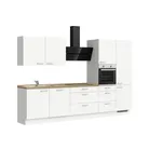 DYK360 Küche Esbjerg H8, Breite 330cm, vormontiert, nobilia elements Eiche Sierra Ausrichtung Rechts ohne E-Geräte 4
