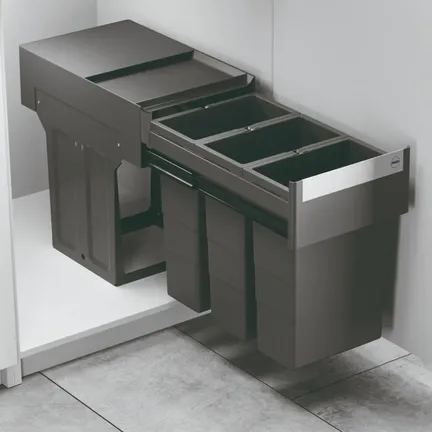 Einbau-Abfallsammler ”Tandem 8/8/8” AS10488 DYK360 Einbau-Abfallsammler ”Tandem 8/8/8” AS10488 0