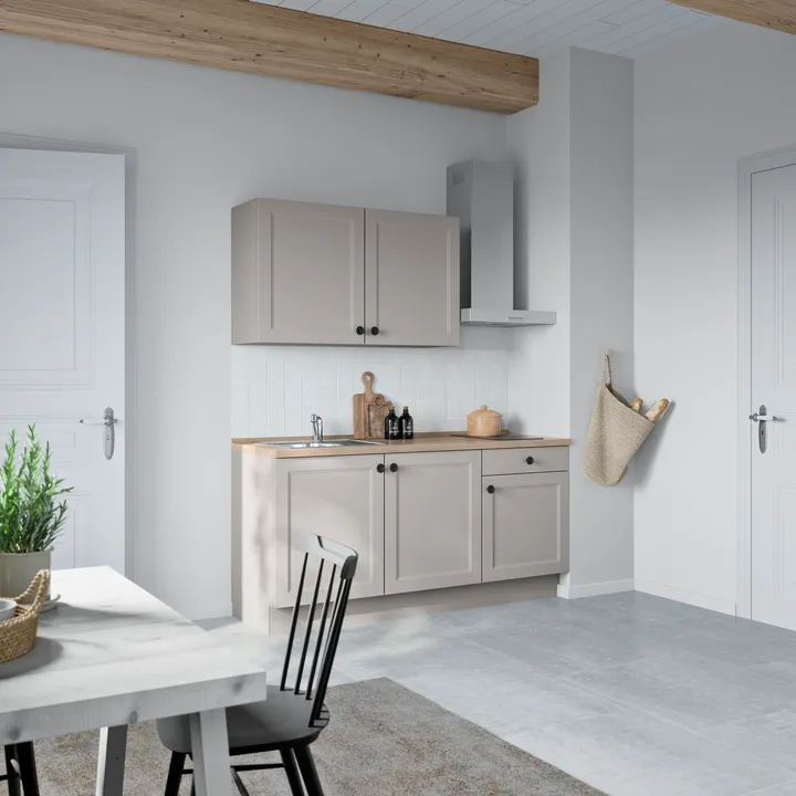 DYK360 Küche Oslo L1, Breite 180cm, vormontiert, nobilia mit E-Geräten 1